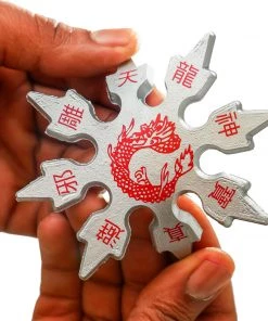 Dev-awma Throwing Stars Soft Foam 8-Point Dragon Star