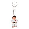 Dev-awma Karate Man With Flag Keychain