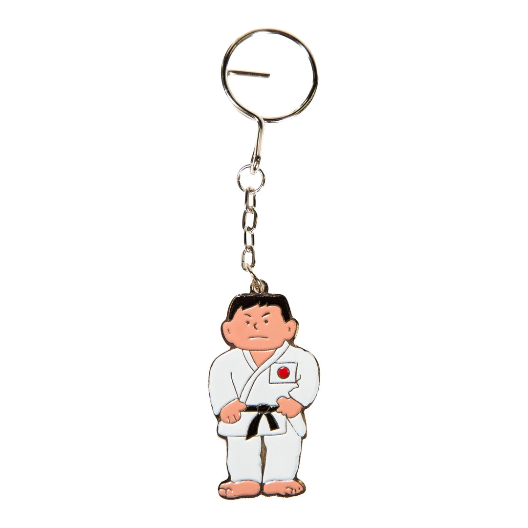 Dev-awma Karate Man With Flag Keychain 5 Dev-awma Karate Man With Flag Keychain