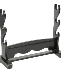 Dev-awma Black Lacquered Sword Stand Weapon Displays
