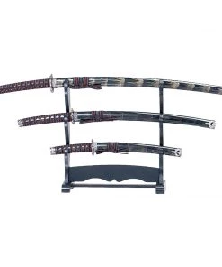 Dev-awma 3 Piece Samurai Sword Set