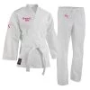 Dev-awma ProForce® Gladiator Girl 6 Oz. Karate Uniform (Elastic Drawstring) - 55/45 Blend - With Free White Belt