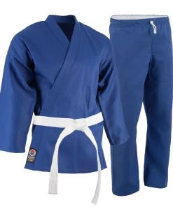 Dev-awma Uniforms ProForce® 6 Oz. Karate Uniform (Elastic Drawstring) - 55/45 Blend - With Free White Belt