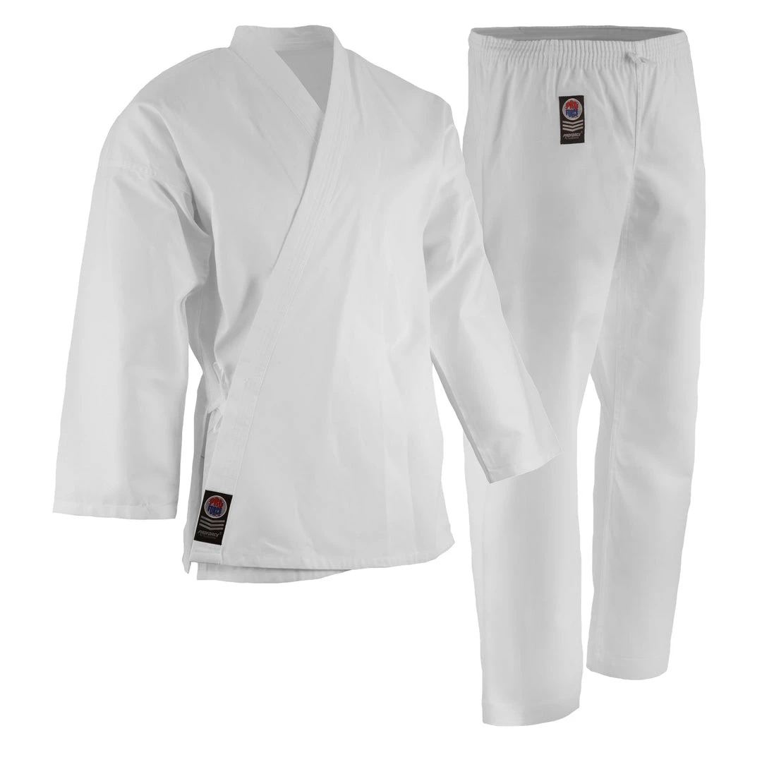 Dev-awma Uniforms ProForce® 8 Oz. Karate Uniform (Elastic Drawstring) - 55/45 Blend 4 Dev-awma Uniforms ProForce® 8 Oz. Karate Uniform (Elastic Drawstring) - 55/45 Blend