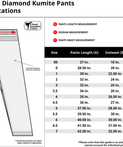 Dev-awma ProForce® Diamond Lite Weight Martial Arts Pants