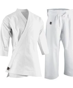 Dev-awma ProForce® 14oz. Plain Diamond Kata Gi (Traditional Drawstring) - 55/45 Blend