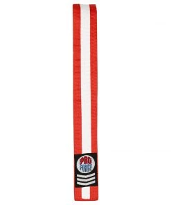 Dev-awma ProForce® 1.75&quot Double Wrap White Stripe Karate Belt