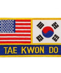 Dev-awma USA & Korea - Tae Kwon Do Patch ACCESSORIES