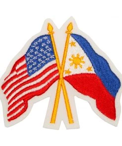 Dev-awma ACCESSORIES Crossed Flags Patch