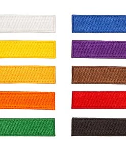 Dev-awma ACCESSORIES Custom Iron-On Stripe Patch