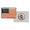 AWMA USA Flag Chrome Pin Lapel Pins