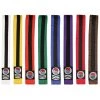Dev-awma Belts ProForce® III 1.75&quot Double Wrap Black Stripe Karate Belt