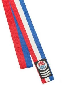 Dev-awma Belts ProForce® 1.75&quot Red, White & Blue Karate Belt