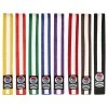 Dev-awma ProForce® III 1.75&quot Double Wrap White Stripe Karate Belt Belts