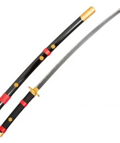 AWMA Black Sword W/ Gold Hand Guard