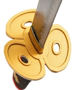 AWMA Black Sword W/ Gold Hand Guard