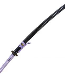 AWMA Black Sword W/ Red Engraved Blade Swords