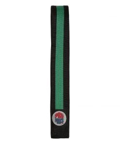 Dev-awma ProForce® II 1.5" Double Wrap Color Striped Black Karate Belt 14 Dev-awma ProForce® II 1.5" Double Wrap Color Striped Black Karate Belt