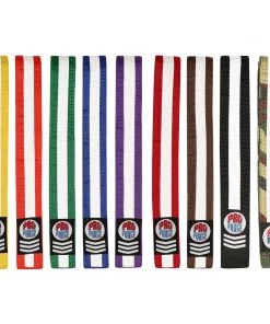 Dev-awma ProForce® II 1.5&quot Double Wrap White Stripe Karate Belt Belts