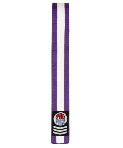 Dev-awma ProForce® II 1.5&quot Double Wrap White Stripe Karate Belt Belts