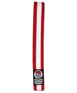 Dev-awma ProForce® II 1.5&quot Double Wrap White Stripe Karate Belt Belts