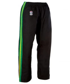 AWMA ProForce Sport™ Black With Green & Yellow Stripes Demo Pants