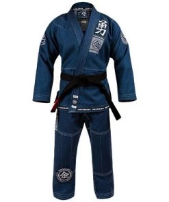 Dev-awma Uniforms Hayabusa Goorudo 3 Gold Weave Jiu Jitsu Gi