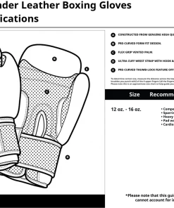 Dev-awma ProForce® Thunder Leather Boxing Glove Training Gloves