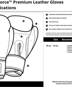 Dev-awma Combat By ProForce® Premium Leather Gloves Training Gloves