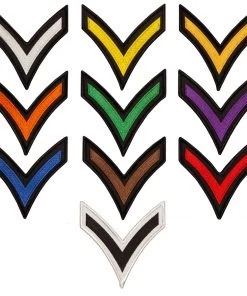 Dev-awma ACCESSORIES Chevron Striped Patch